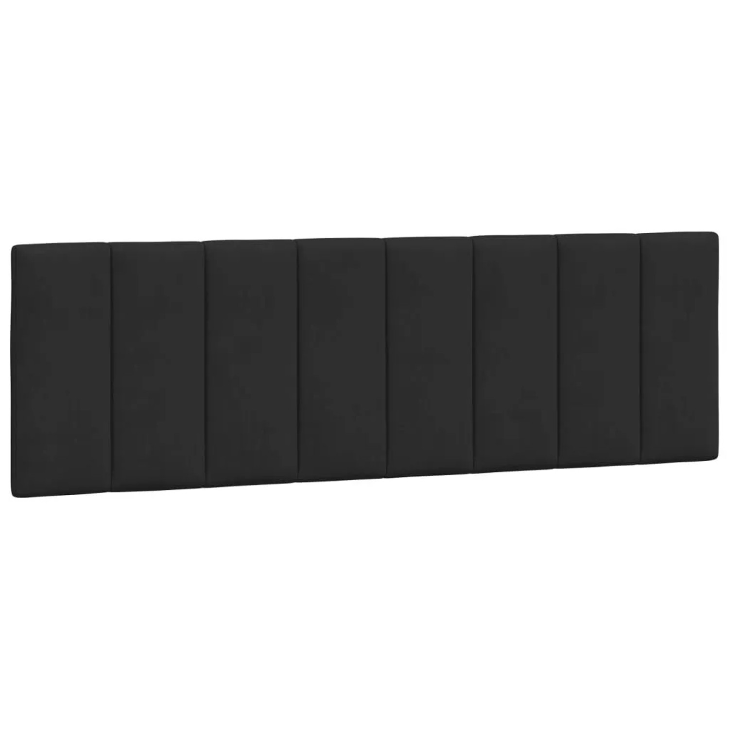 vidaXL Kopfteil-Kissen Hanko Schwarz 160 cm Samt 374677