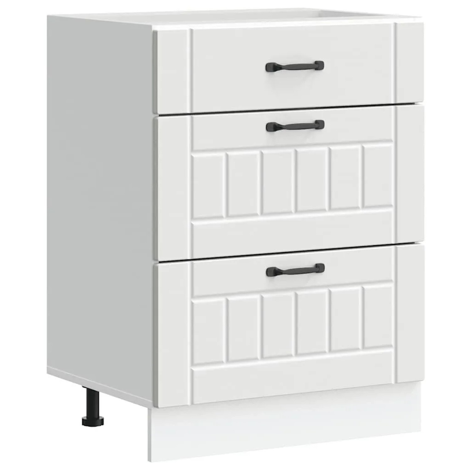 DELUKE Küchenunterschrank MARO Weiß 60x46x81,5cm Küche Unterschrank Mit Schublade