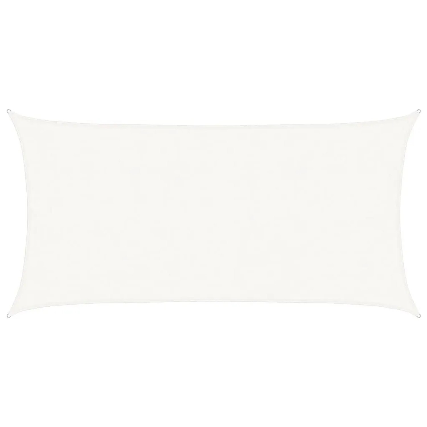 Furnicato Sonnensegel 160 G M² Weiß 4x7 M Hdpe