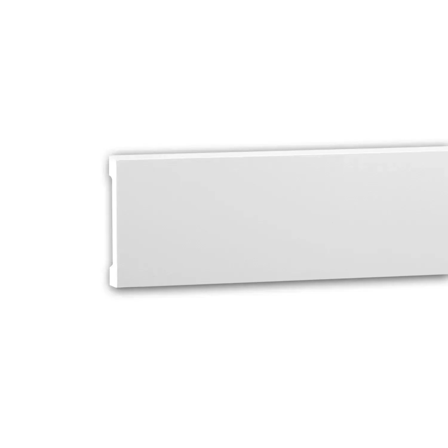 PROFHOME 151363F Flexible Wand- und Friesleiste Stuckleiste Zierleiste 2 m 200 cm x 1,3 cm x 7 cm Weiß