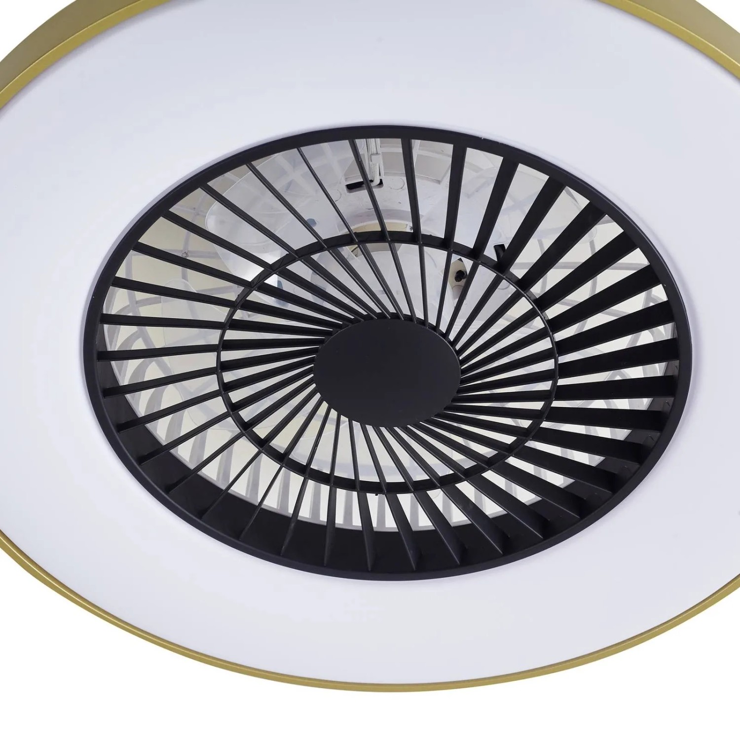 Lindby LED Deckenventilator mit Lampe Teleo 10022132 Dimmbar Leselampe Modern in Gold Messing 1-flammig Wohnzimmerleuchte_6
