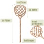 BigDean 2 Teppichklopfer Handgefertigt Aus Rattan Handklopfer Teppiche_3