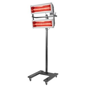 STAHLWERK Infrarot Lacktrockner IL-2400 ST mit Stativ, 2400 Watt, für Kompressoren.