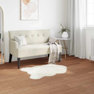 vidaXL Kunstschaffell Teppich Tafalla Weiß 50 x 80 cm Polyester 42021474