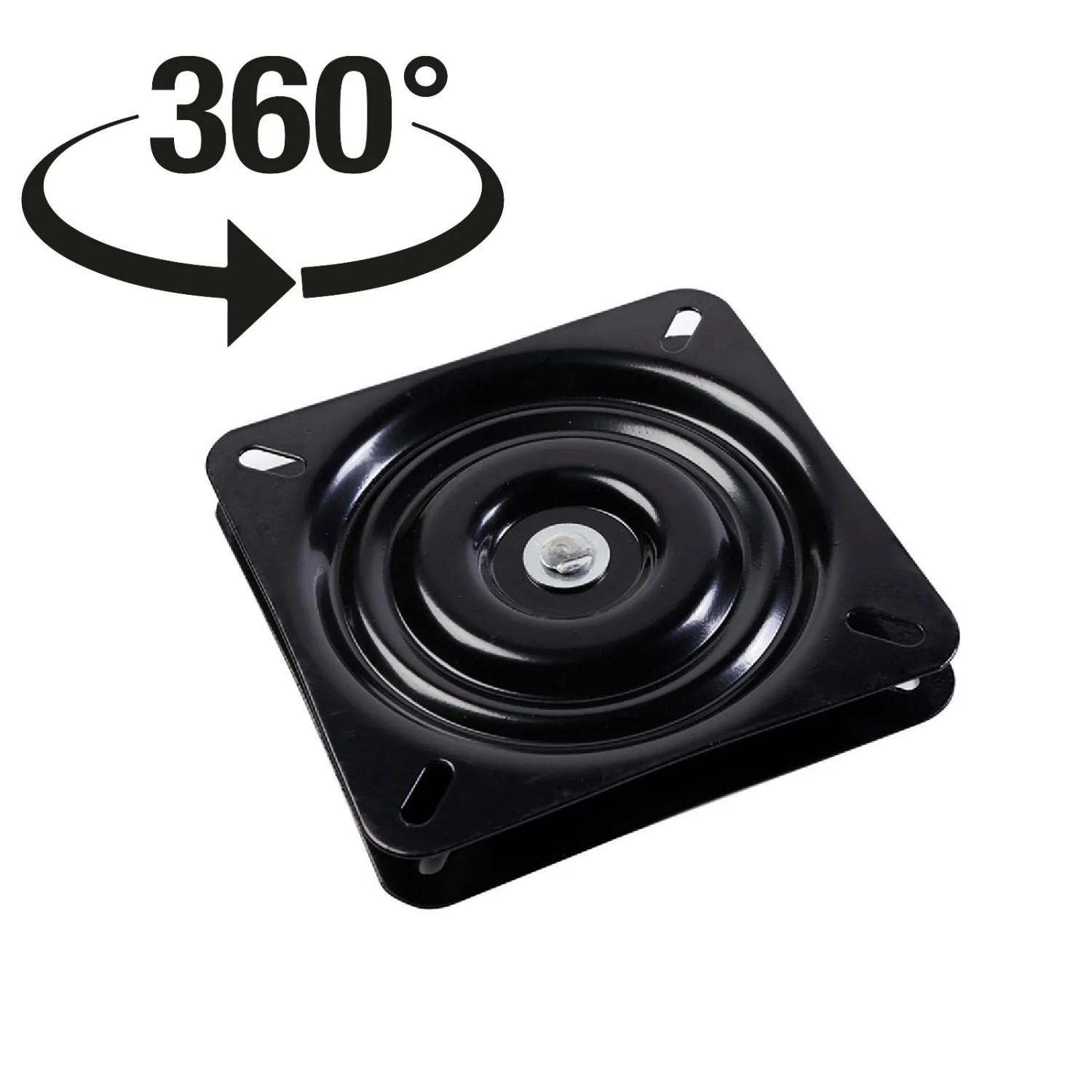 SOTECH Drehbeschlag 171 x 171 x 24 mm Schwarz 360 Grad Drehbar