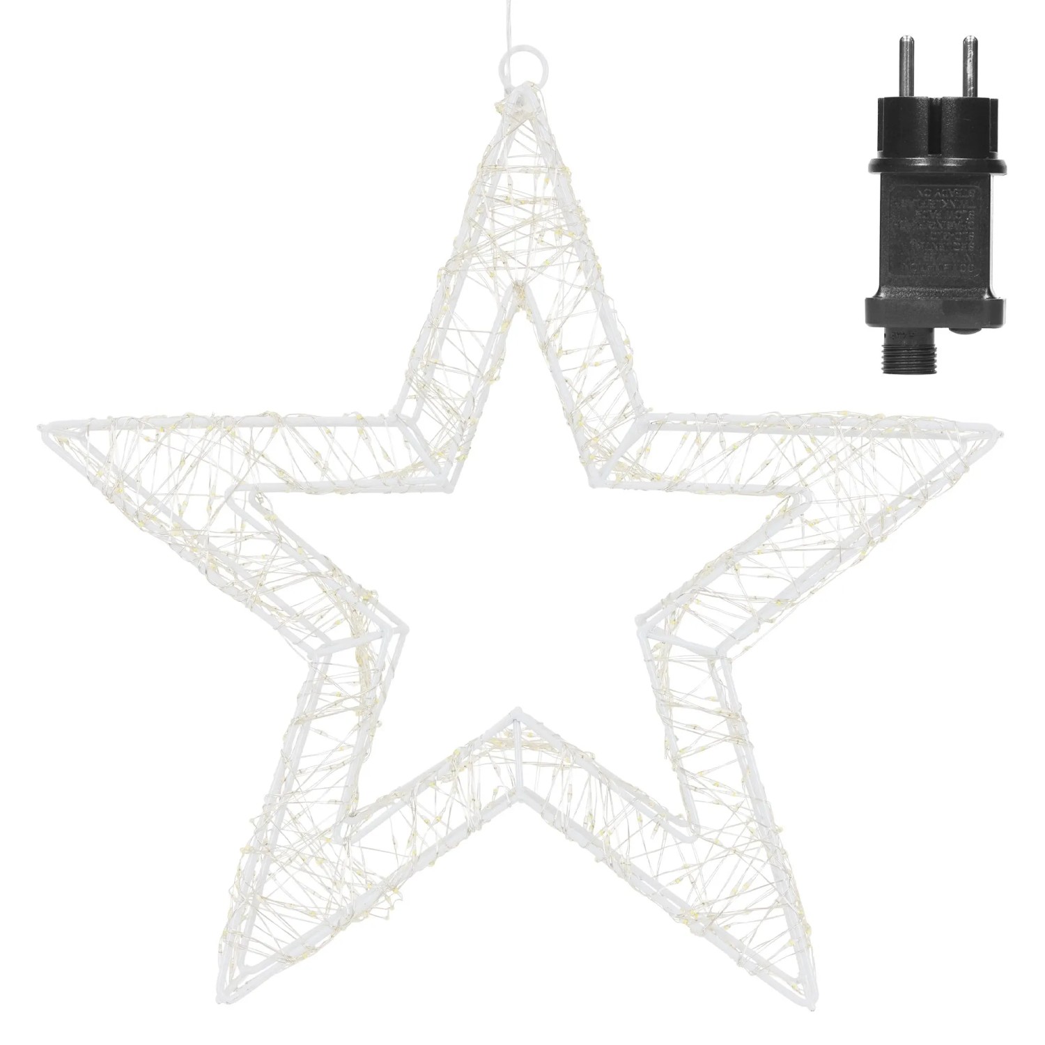 ECD Germany LED-Weihnachtsstern 38 cm auen mit Timer kaufen bei OBI