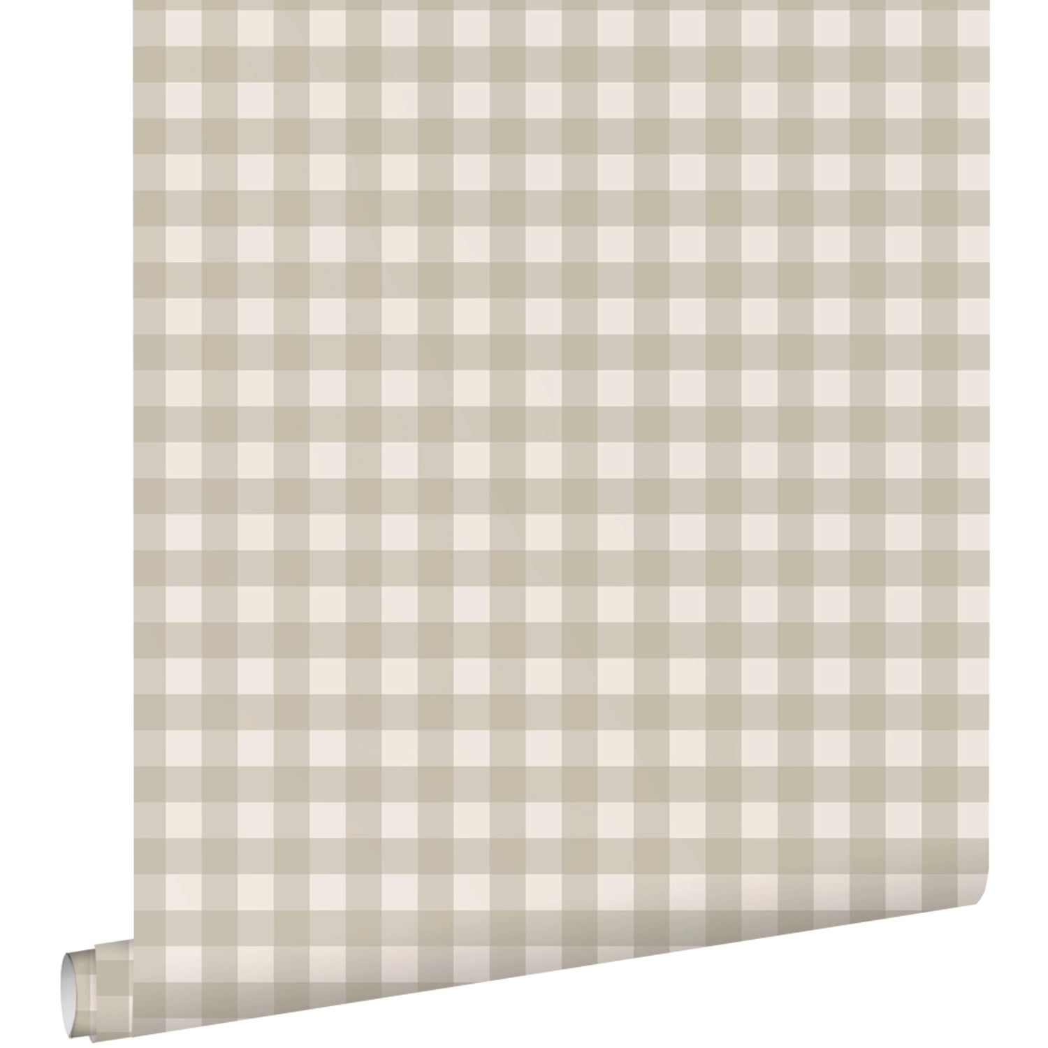 ESTAhome Tapete Karomuster Grau 50 x 900 cm günstig online kaufen
