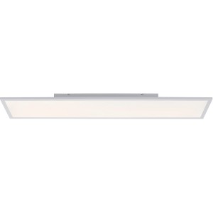 Weißes, dimmbares LED-Panel 120x30cm von Just Light. Flaches Design für Deckenmontage.
