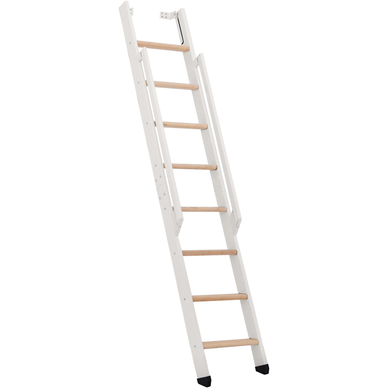 Minka Raumspartreppe Strong Buche Weiß mit 8 Stufen Geschoßhöhe 199 cm günstig online kaufen