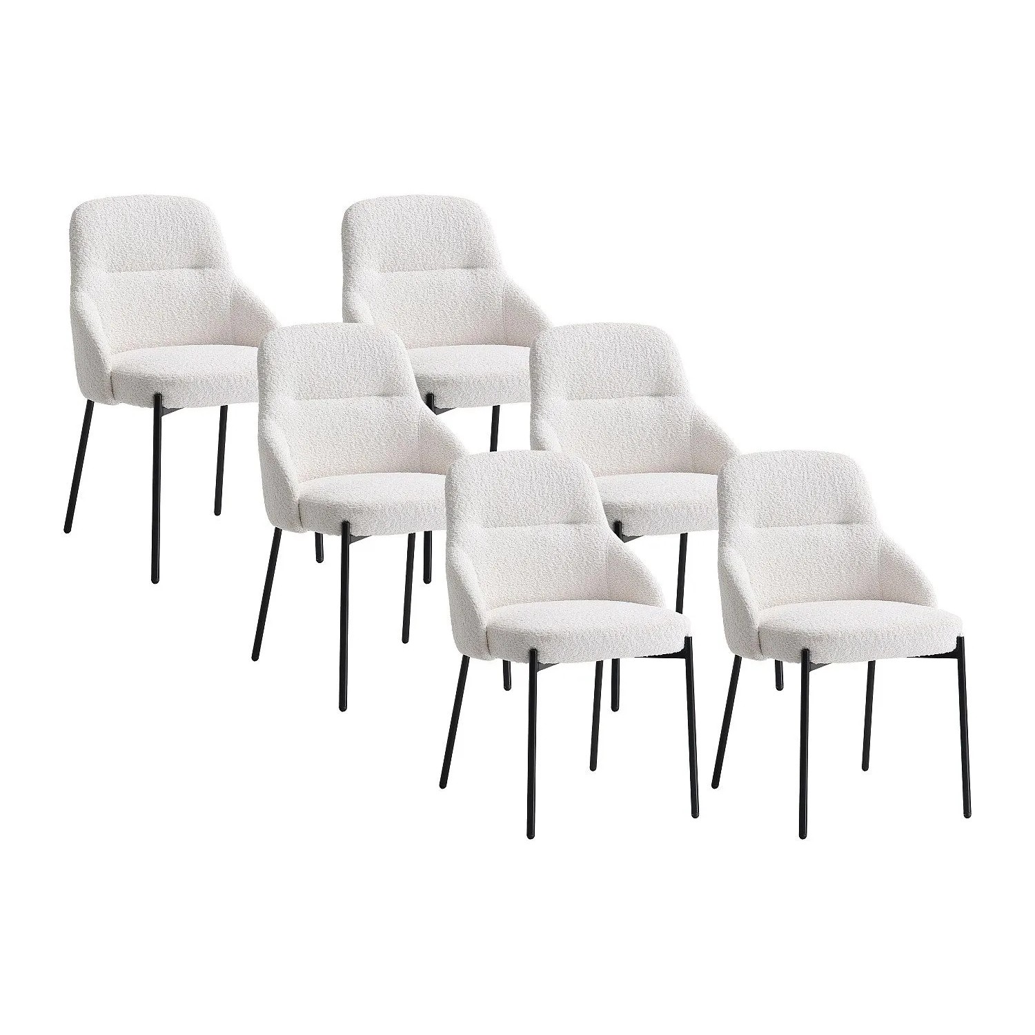 Vente-unique Stuhl Liamona Weiß 53 cm