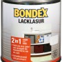 Dose Bondex Lack-Lasur Schwarz, 375ml, für Holz im Innenbereich. 2in1: Lasur und Lack in einem.