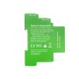 Grüner Shelly Pro Dimmer 2PM für Hausautomation, Hutschienenmontage.