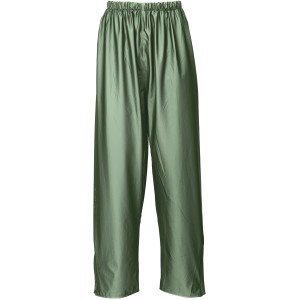 Olivgrüne Terraflex Herren Regenhose in Größe 2XL für Arbeitskleidung.