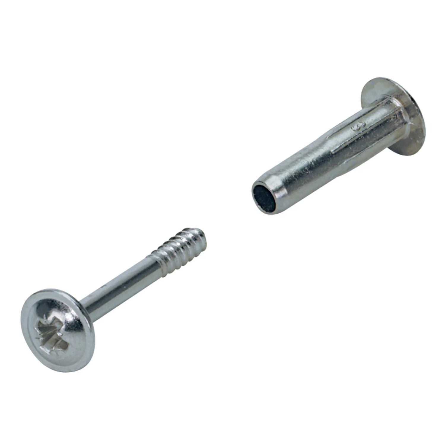 Hettich Verbindungsschraube M6 35 mm - 46 mm vernickelt 4 Stk.