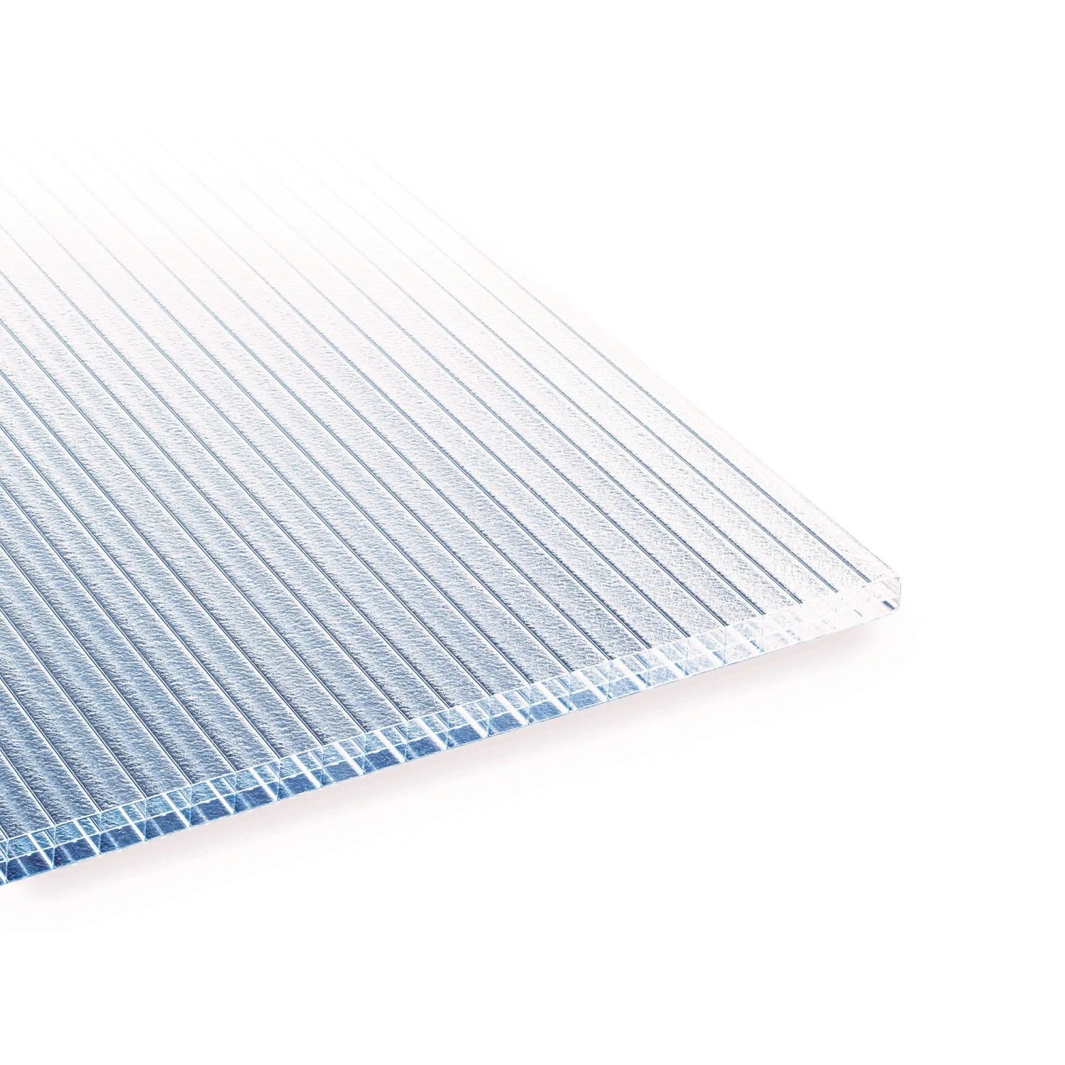 T&J Stegdreifachplatte Plus-Polyclear Eiskristall 4.000 x 980 mm x 16 mm