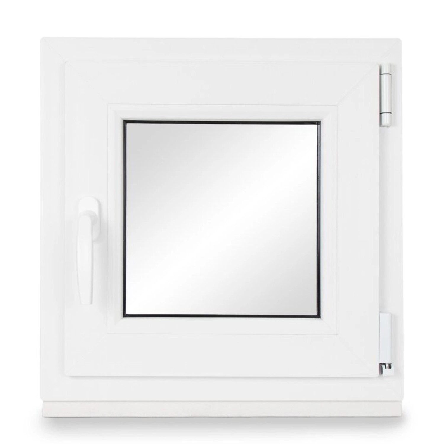 Neruli Kellerfenster Kunststoff Weiß Dreh-Kipp 55x55 cm BxH DIN Rechts 3 -F günstig online kaufen