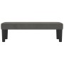 vidaXL Sitzbank Dunkelgrau 100x30x30 cm Samt 346667_3