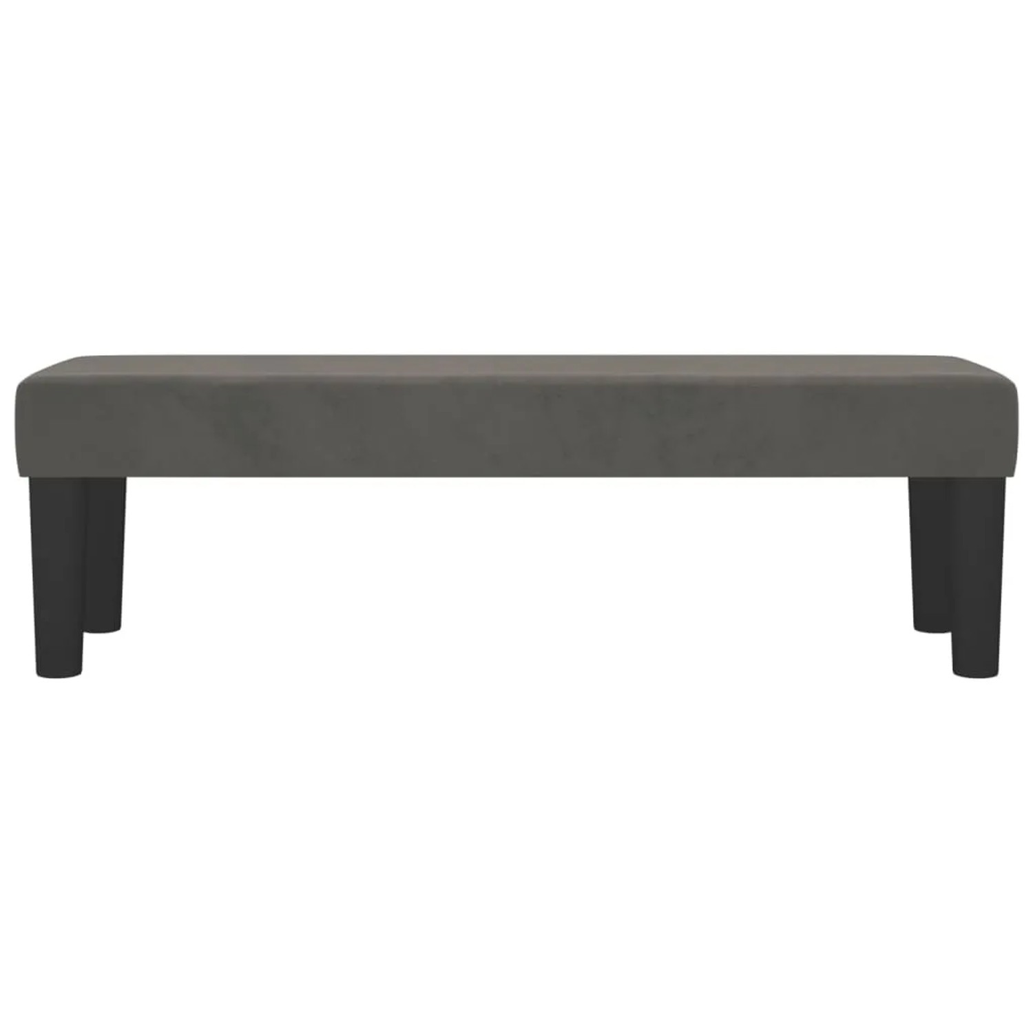 vidaXL Sitzbank Dunkelgrau 100x30x30 cm Samt 346667_3