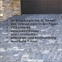 Granitgraues Pflaster mit Text: Terralith Pflasterfugenmörtel Extrem. Belastbar bis 40t, kein Unkraut, UV- & frostbeständig.