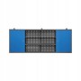 Jan Nowak Werkstattschrank LEO, anthrazit-blau, 60x160x20 cm, mit abschließbaren Fächern und Lochwand.