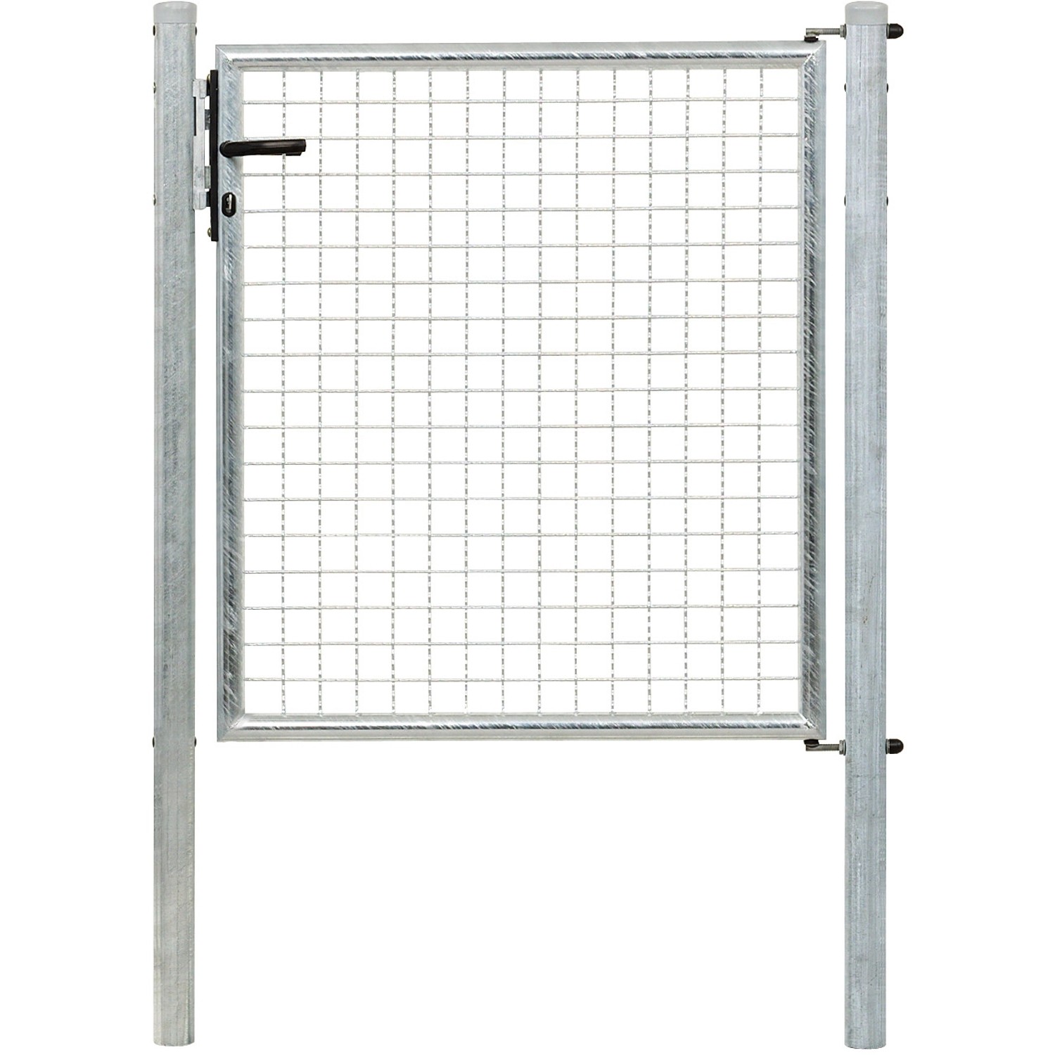 Einzeltor für Maschendraht- u. Fix-Clip Pro-Zaun Feuerverzinkt 100 x 100 cm