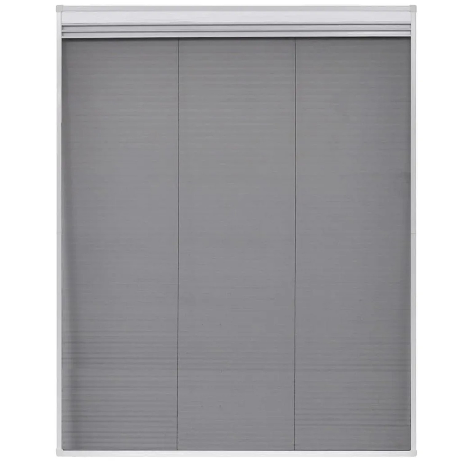 vidaXL Insektenschutz-Plissee für Fenster Jalousie Aluminium 80x100 cm 142616_4