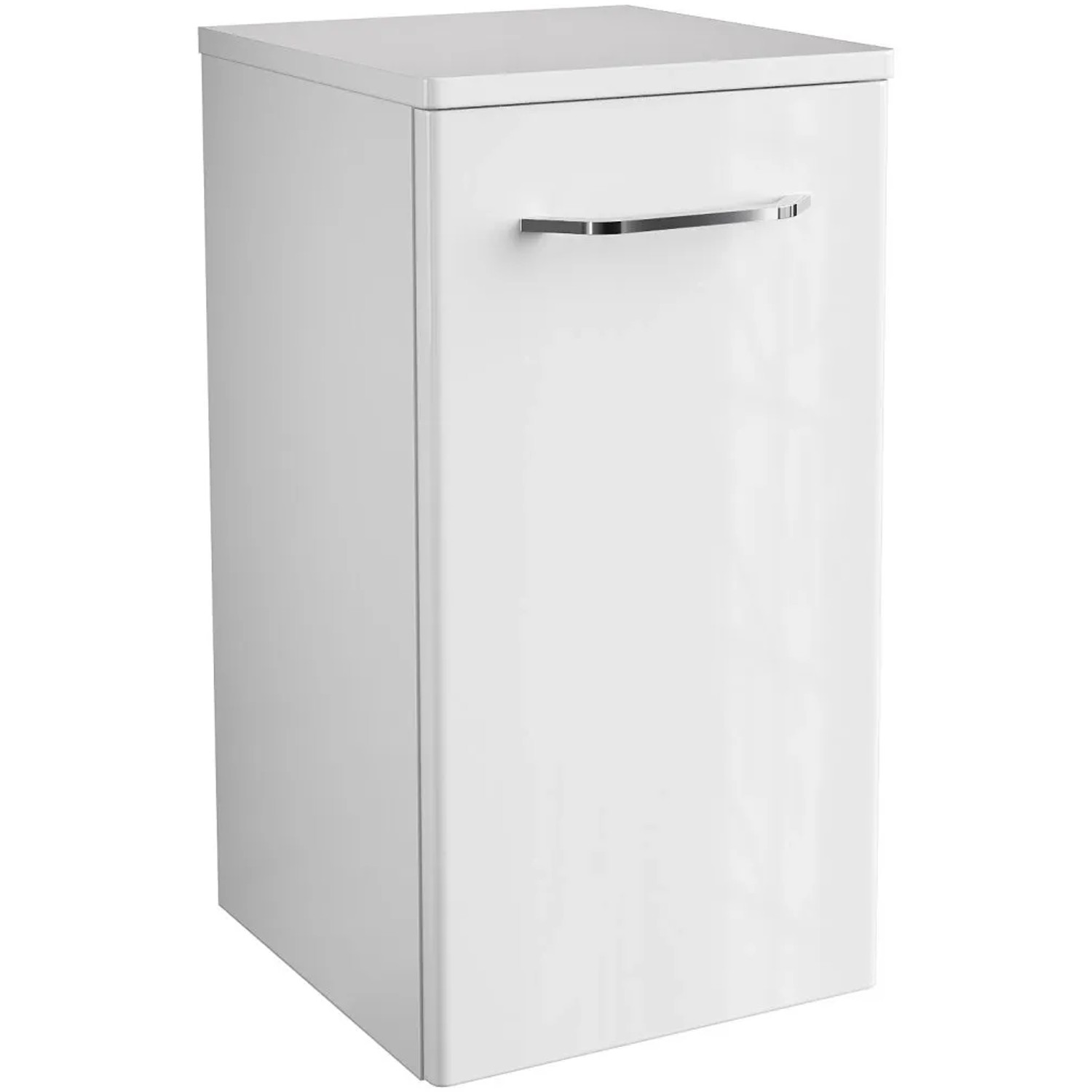 Fackelmann Bad-Hängeschrank Milano, weiß, 31 cm breit. Schmaler Badschrank mit Griff.