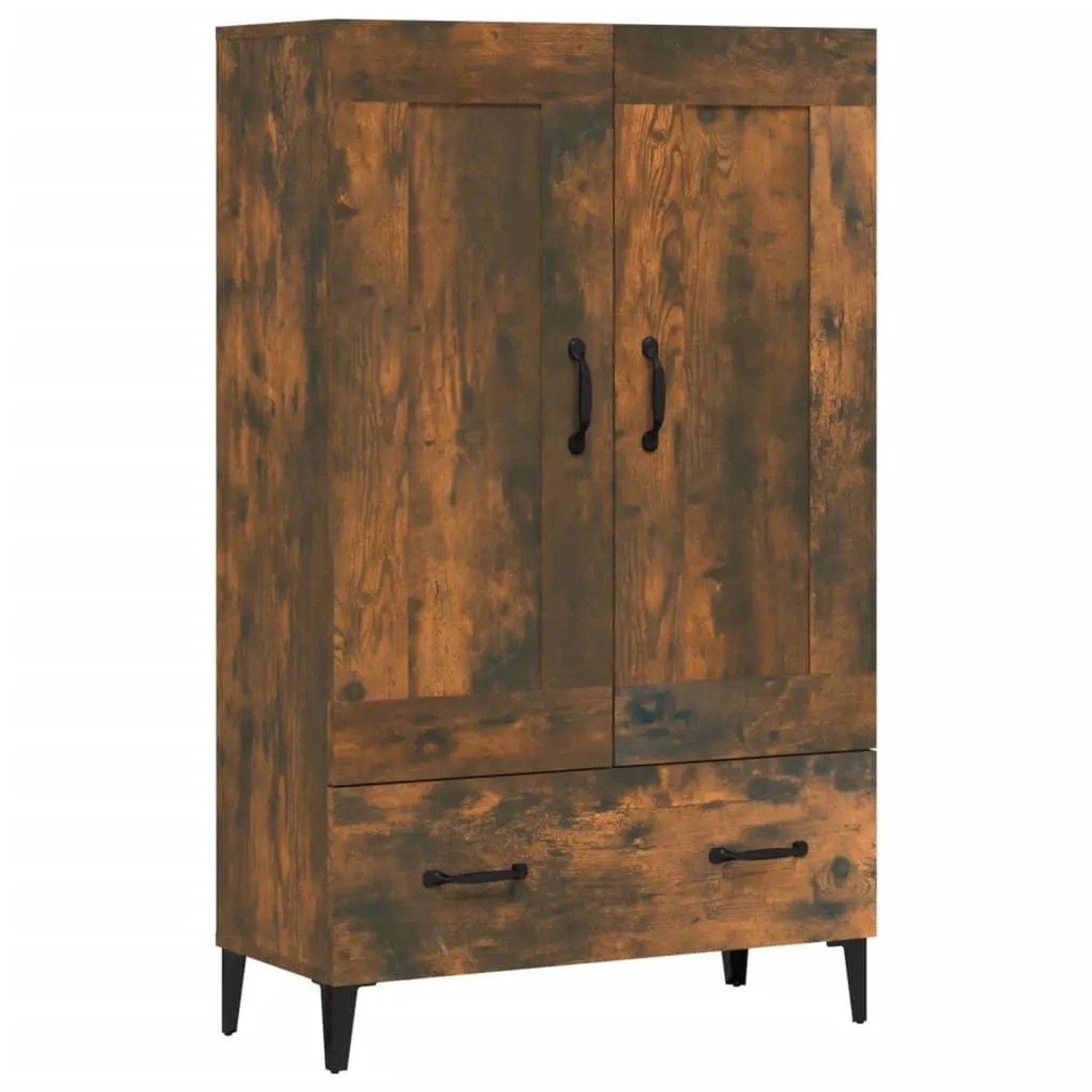 vidaXL Highboard Räuchereiche 70x31x115 cm Holzwerkstoff 817486