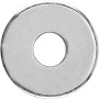 Verzinkte LUX Bauscheibe, Ø 6,6 x 22 mm, ideal für Holzbau, 100 Stück.