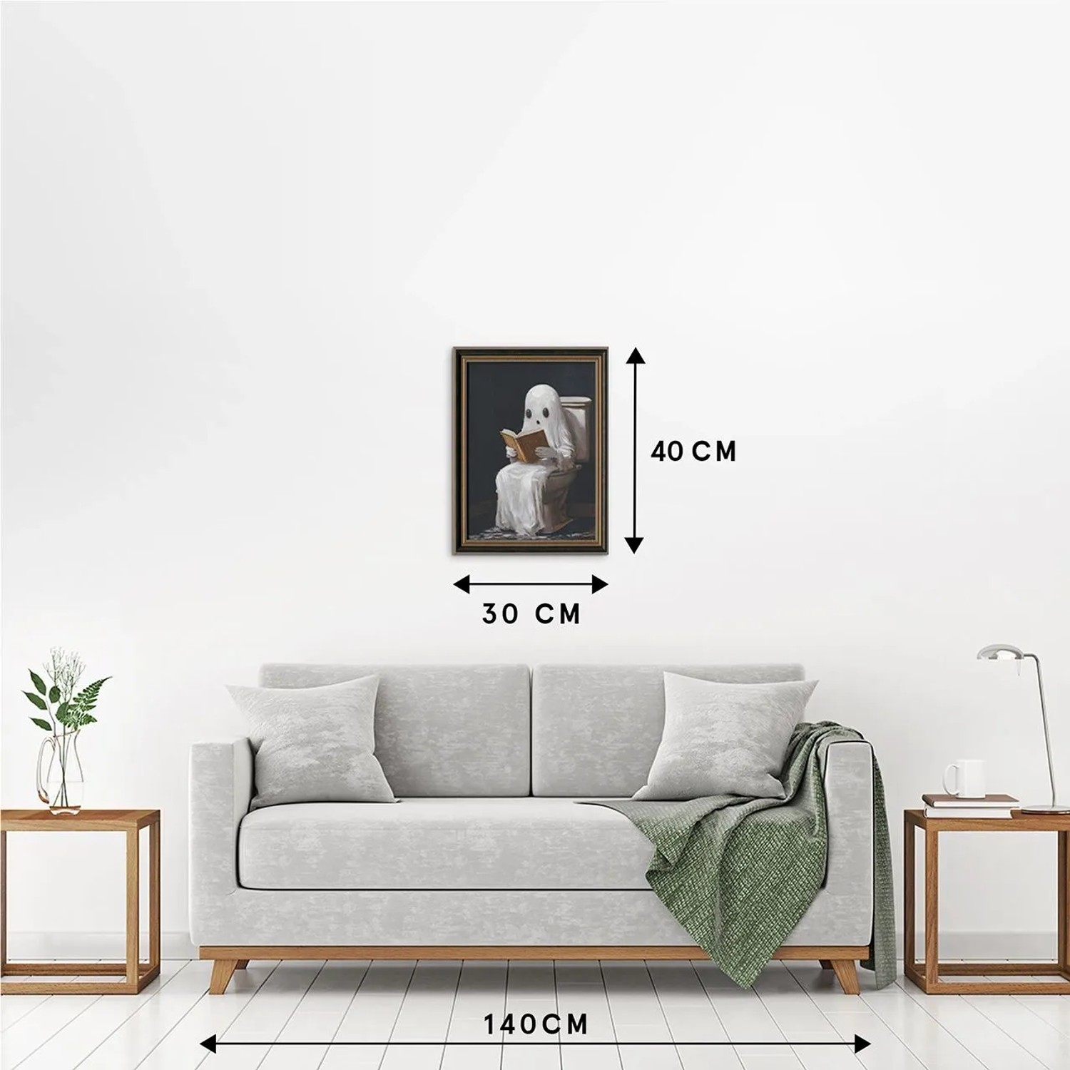 Art Universe Leinwandbild Ghost Rest 30 x 40 cm