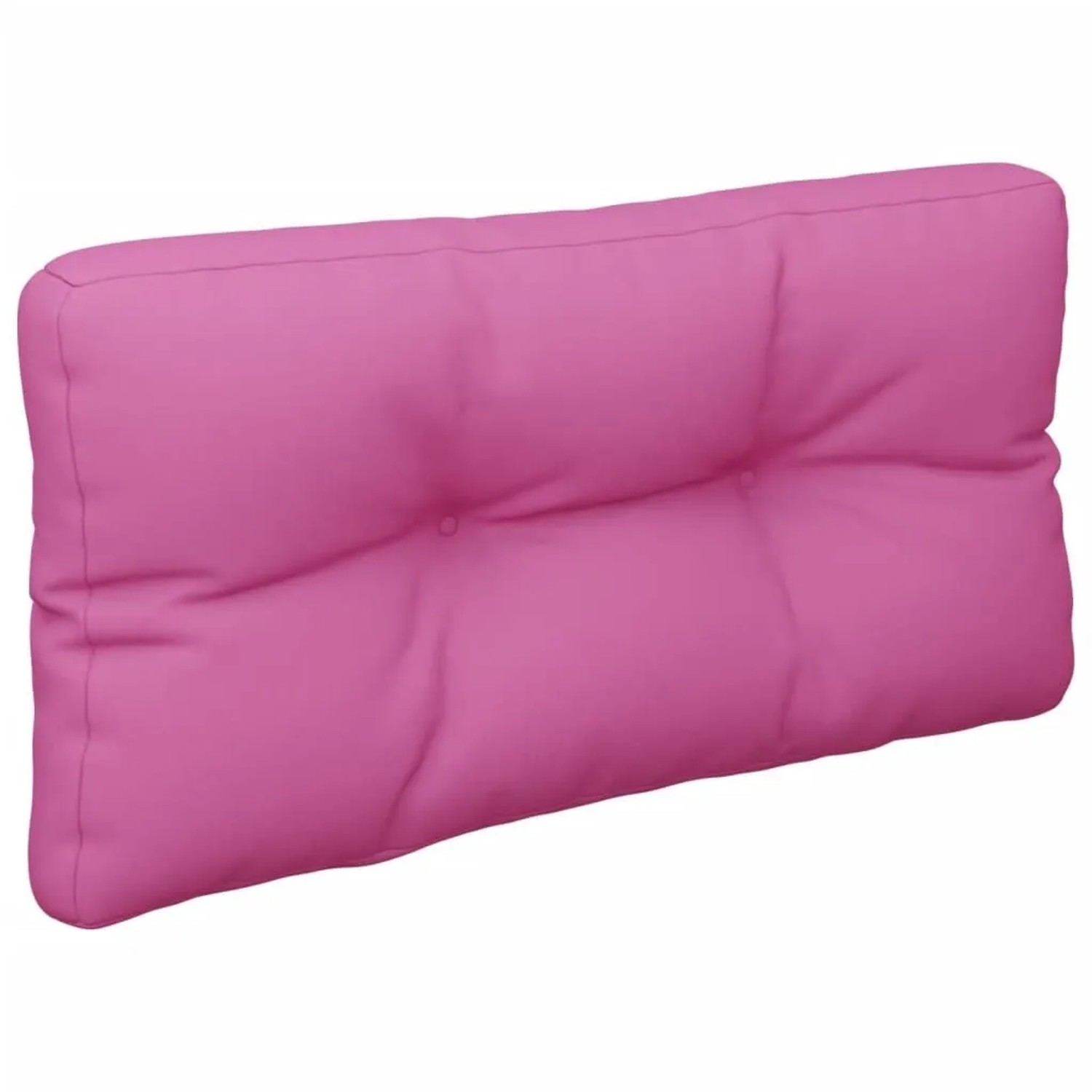 Rosa vidaXL Palettenkissen, 2-teilig, Stoff, für Gartenmöbel & Palettensofas.