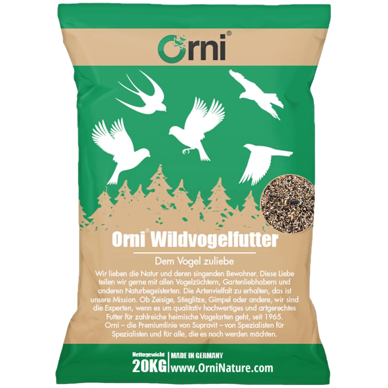 Orni Stieglitz Super Wildvogelfutter für Stieglitze