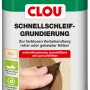 Dose Clou Schnellschleif-Grundierung Transparent 250ml für Holzlasuren.