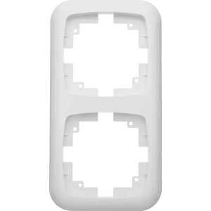 OBI Abdeckrahmen 2-fach Trend in Weiß für Unterputz-Elemente.