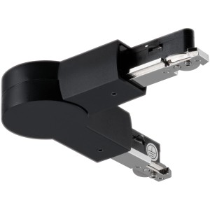 Paulmann URail Gelenk-Verbinder II, schwarz matt, für flexible Schienensysteme.