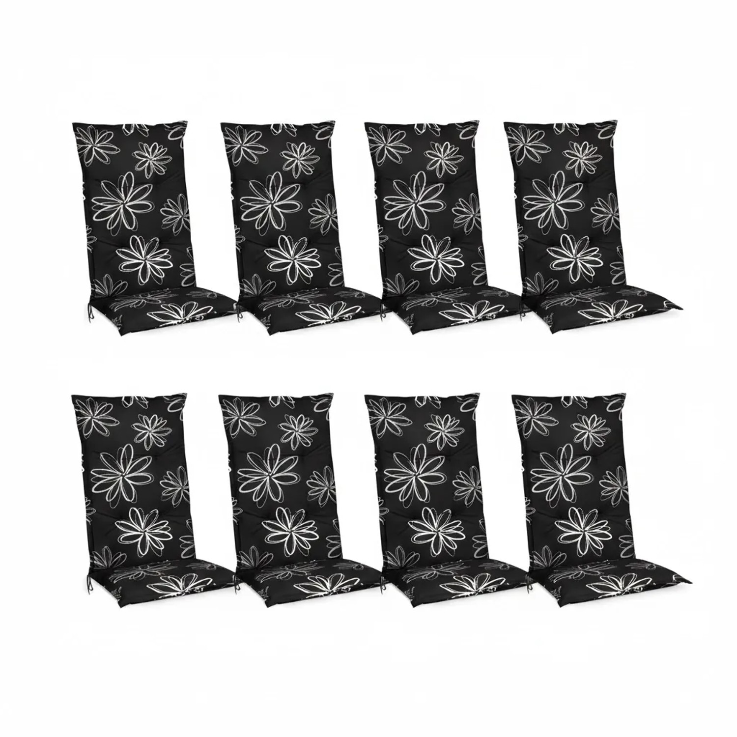 Beautissu Flores Hochlehner 120x50x6cm Ornamente 8tlg