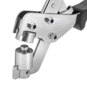 STAHLWERK Ösenzange Set 10 mm Mit Lochstanze Und 125 Ösen Aus Gehärtetem Stahl