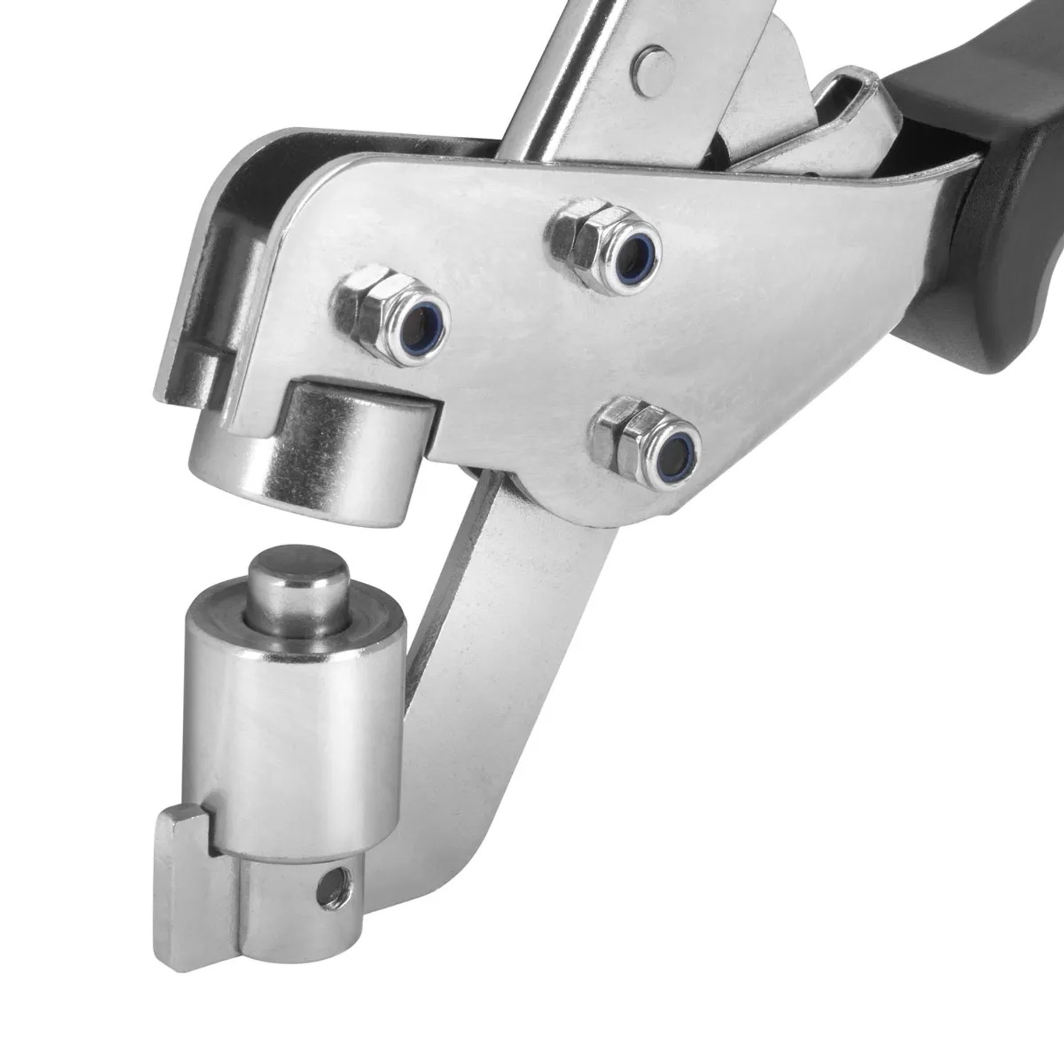 STAHLWERK Ösenzange Set 10 mm Mit Lochstanze Und 125 Ösen Aus Gehärtetem Stahl_3