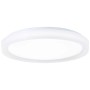 Weiße, runde LED-Deckenleuchte Floco von Brilliant, dimmbar mit Farbwechsel (RGB + CCT), Ø 49,5 cm.