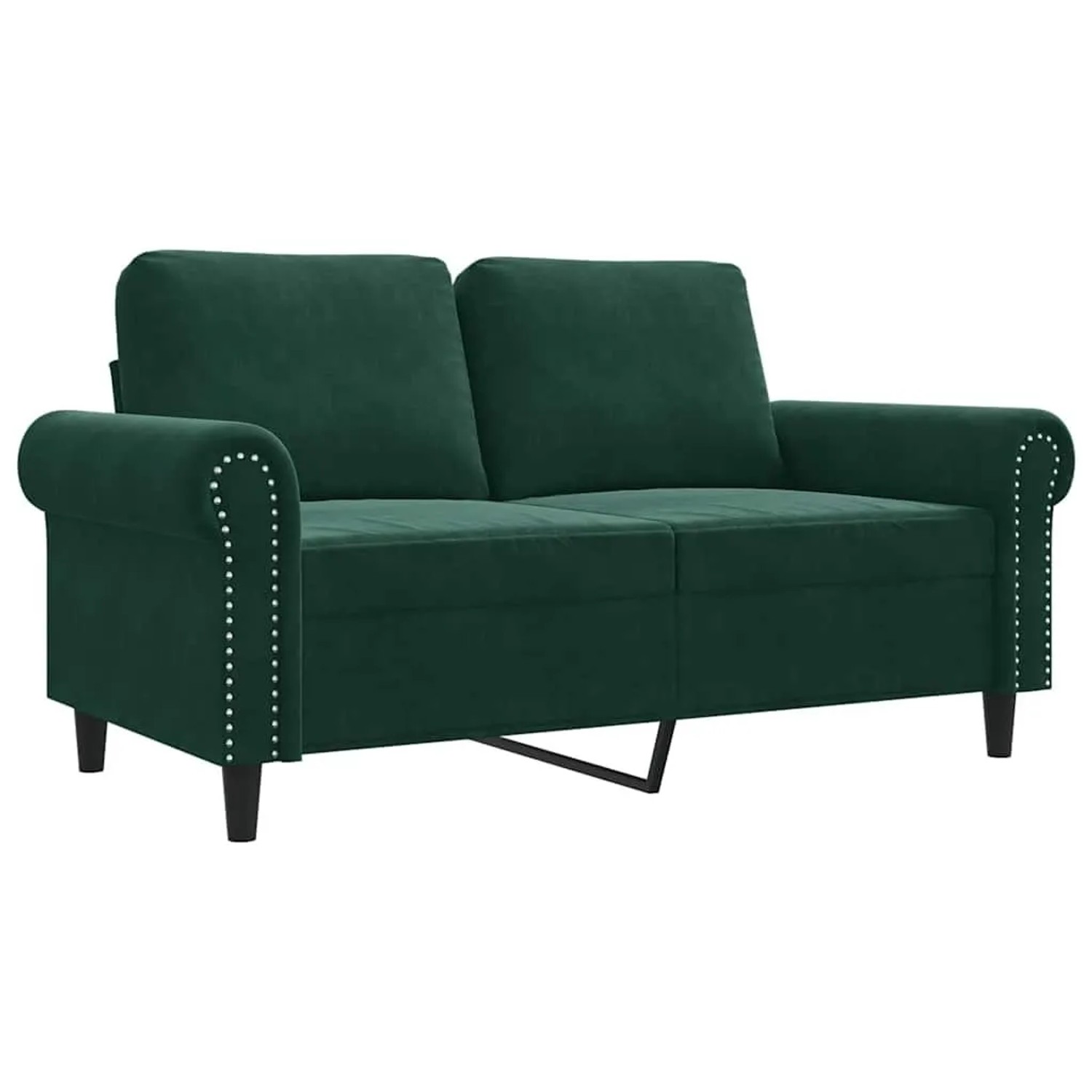 vidaXL 2-Sitzer-Sofa Dunkelgrün 120 cm Samt 359521 günstig online kaufen