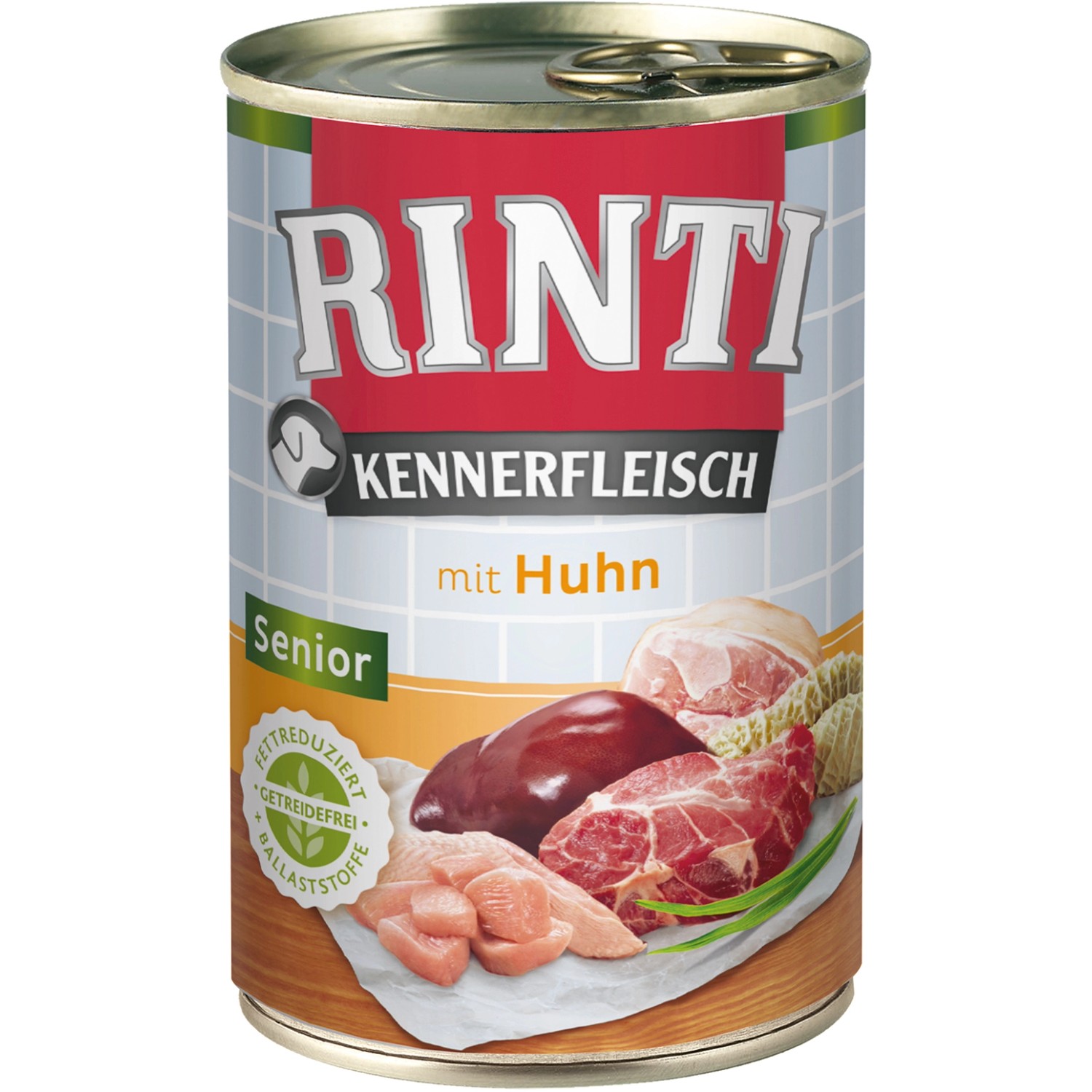 Rinti Hunde-Nassfutter Kennerfleisch Senior Huhn 400 g