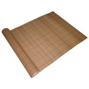 DELUKE Sichtschutzmatte ELMA PVC 90x1000cm Dunkelbraun Kunststoff Balkon Sichtschutz Wetterfest Balkon-Windschutz