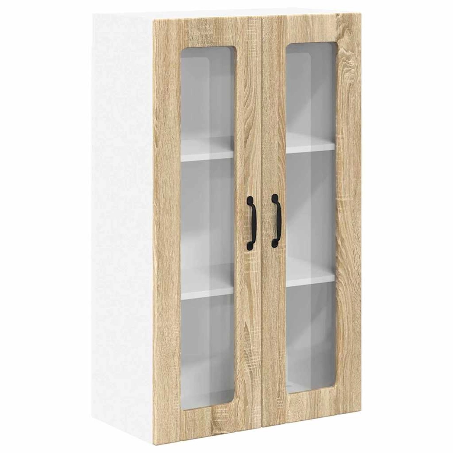 vidaXL Küchenwandschrank Sonoma-Eiche 60 x 31 x 100 cm Holzwerkstoff 885177 günstig online kaufen