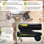 Tronitechnik Diesel Heizkanone 30kW mit Rädern und Tragegriff, ideal für Baustellen.