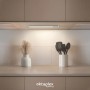 Oktaplex Riva LED Unterbauleuchte 2er Set, dimmbar, 40cm, mit Sensor und Schalter, neutralweißes Licht.