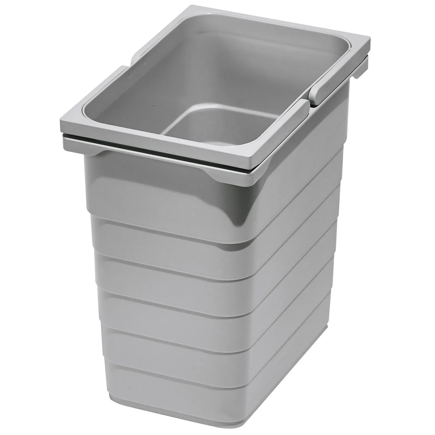 Ninka Eins2vier Abfallsammler Mülleimer 8L 310 x 230 x 153 mm Alugrau 5050 günstig online kaufen