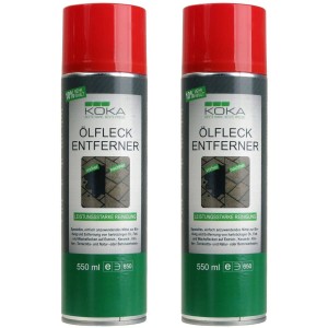 KOKA 2x Ölfleck Entferner Spray je 550ml