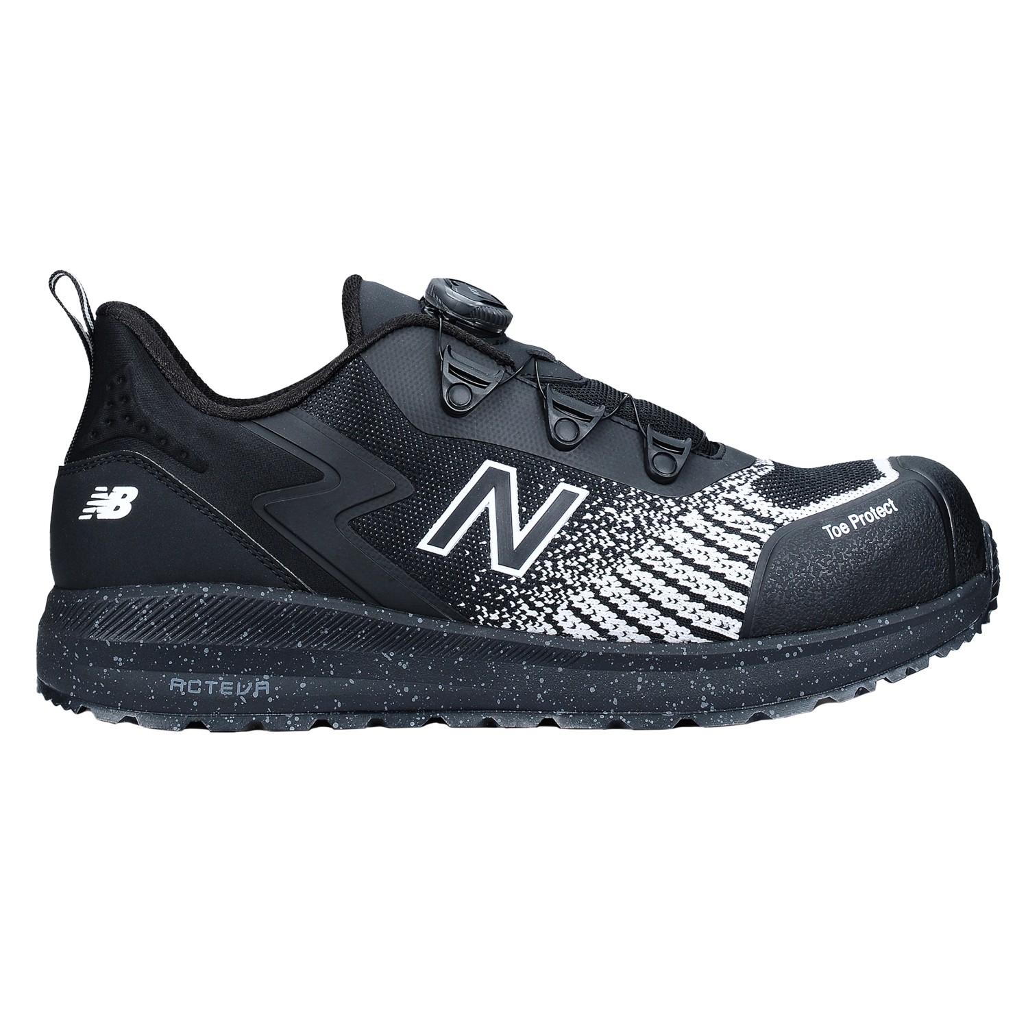 New Balance Sicherheitsschuhe Speedware BOA Schwarz-Weiß S1 P Gr. 40,5