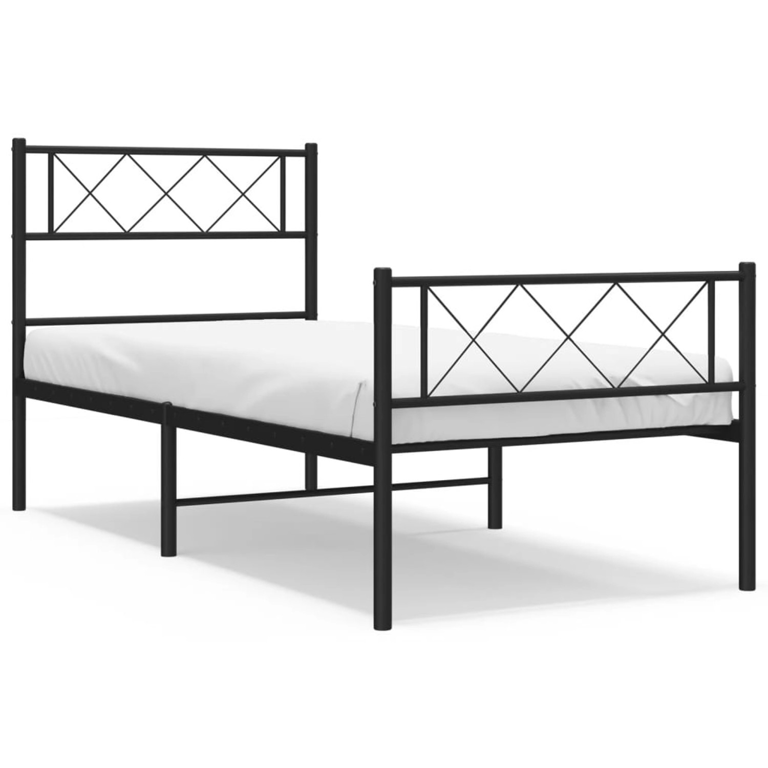 vidaXL Bett Bettgestell mit Kopf- und günstig online kaufen