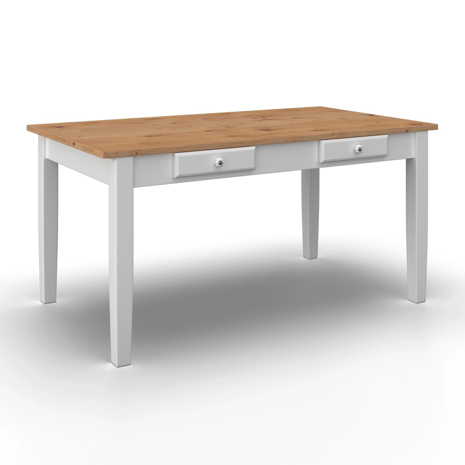 Bessagi Home Esstisch Camden Kieferfarben MDF ca. 160/90/79 cm